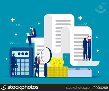 Business and accounting. Concept business finance vector illustration,  Analysis and Planning