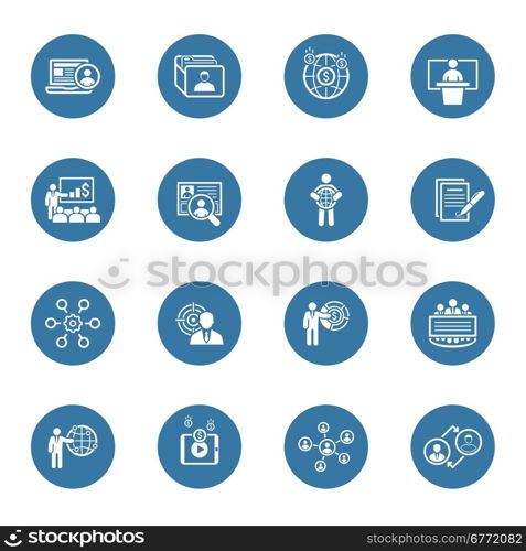 Business and Finances Icons Set. Flat Design. Isolated Illustration.. Business and Finances Icons Set. Flat Design.