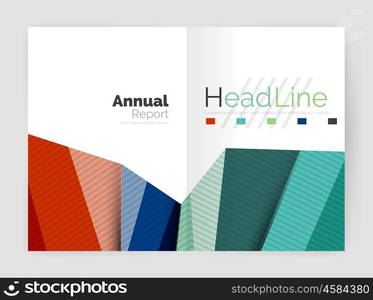 Business annual report abstract backgrounds. Geometric business annual report abstract backgrounds