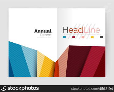 Business annual report abstract backgrounds. Geometric business annual report abstract backgrounds