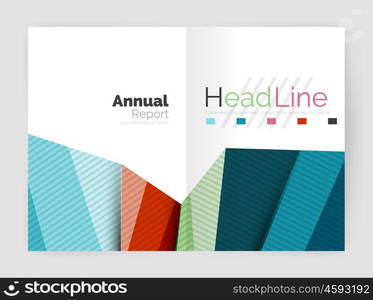 Business annual report abstract backgrounds. Geometric business annual report abstract backgrounds