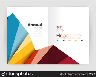 Business annual report abstract backgrounds. Geometric business annual report abstract backgrounds