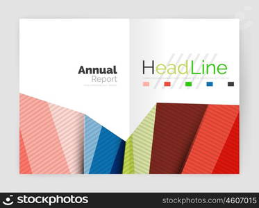 Business annual report abstract backgrounds. Geometric business annual report abstract backgrounds