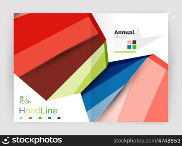 Business annual report abstract backgrounds. Geometric business annual report abstract backgrounds