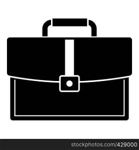 Business briefcase icon. Simple illustration of business briefcase vector icon for web. Business briefcase icon, simple style