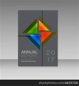 Business brochure flyer template. Geometric square design for annual report and presentation. Business brochure flyer template. Geometric square design for annual report and presentation.
