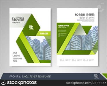 Business brochure Royalty Free Vector Image