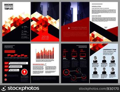 Business brochure template. Annual report corporate documents magazine or catalogue cover pages vector design. Illustration of report annual marketing, booklet presentation. Business brochure template. Annual report corporate documents magazine or catalogue cover pages vector design