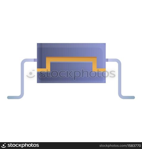 Business capacitor icon. Cartoon of business capacitor vector icon for web design isolated on white background. Business capacitor icon, cartoon style