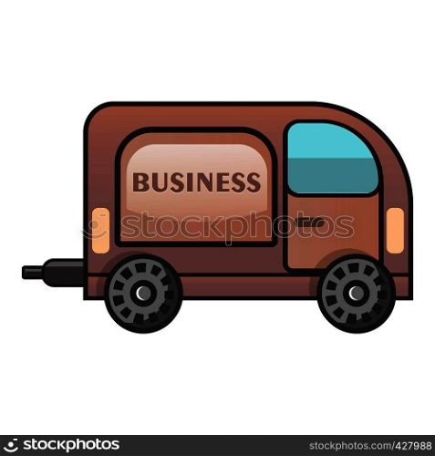 Business car icon. Flat illustration of business car vector icon for web. Business car icon, flat style
