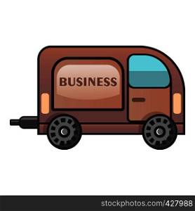 Business car icon. Flat illustration of business car vector icon for web. Business car icon, flat style