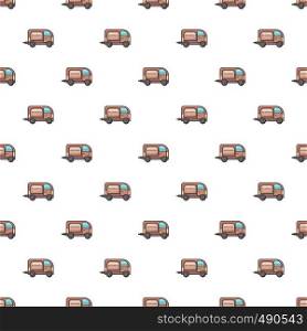 Business car pattern seamless repeat in cartoon style vector illustration. Business car pattern