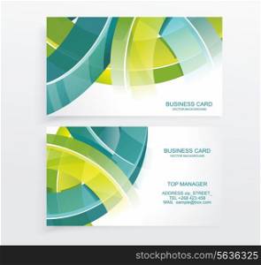 Business card abstract background. Vector illustration.
