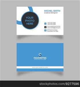 Business card design Royalty Free Vector Image