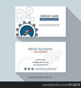 Business card design template