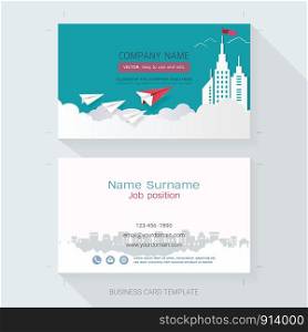 Business card design template