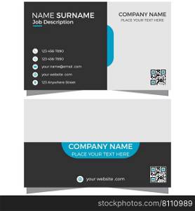 Business card design template Royalty Free Vector Image