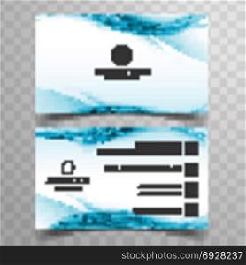 business card exclusive template. business card exclusive template vector art
