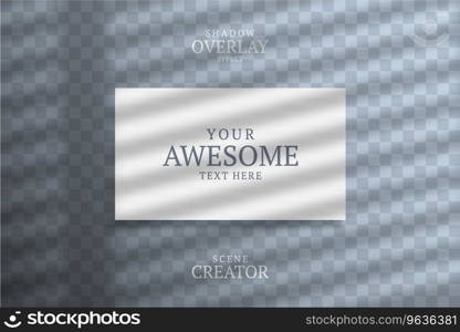 Business card mockups overlay on top Royalty Free Vector