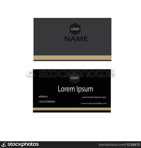 Business card template design simple very easy to use for company or business.