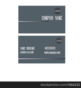 Business card template design simple very easy to use for company or business.