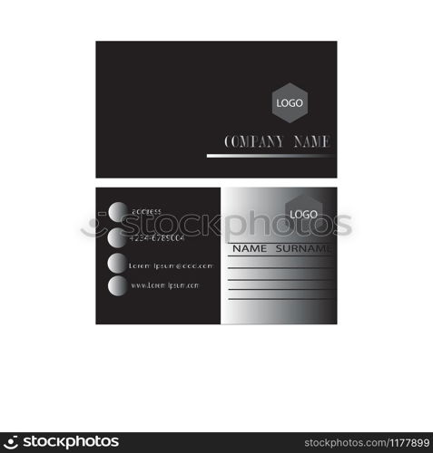 Business card template design simple very easy to use for company or business.