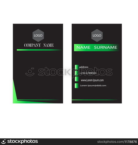 Business card template design simple very easy to use for company or business.