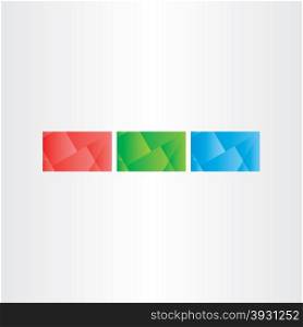 business card template polygon geometry background element
