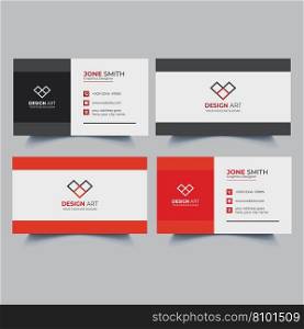 Business card template Royalty Free Vector Image