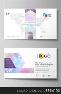 Business card templates. Easy editable layout, abstract vector design template. Hologram, background in pastel colors with holographic effect. Blurred colorful pattern, futuristic surreal texture. Business card templates. Easy editable layout, abstract vector design template. Hologram, background in pastel colors with holographic effect. Blurred colorful pattern, futuristic surreal texture.