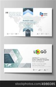Business card templates. Easy editable layout, abstract vector design template. Minimalistic background with lines. Gray color geometric shapes forming simple beautiful pattern.. Business card templates. Easy editable layout, abstract vector design template. Minimalistic background with lines. Gray color geometric shapes forming simple beautiful pattern