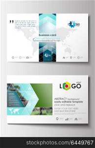 Business card templates. Flat design blue color travel decoration layout, easy editable vector template, colorful blurred natural landscape.. Business card templates. Flat design blue color travel decoration layout, easy editable vector template, colorful blurred natural landscape