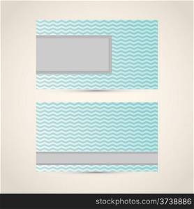 Business card with abstract background. Vector illustration. &#xA;