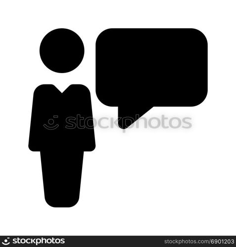 business chat, icon on isolated background