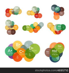 Business circle infographic banner template. Geometric template. Brochure - flyer, presentation or web design background