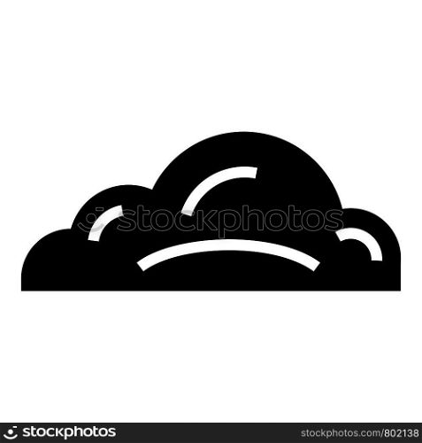 Business cloud icon. Simple illustration of business cloud vector icon for web. Business cloud icon, simple black style