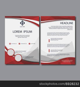 business company profile book brochure flyer. business company profile book brochure flyer vector art