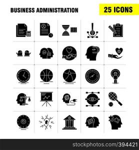 Business Concepts Solid Glyph Icons Set For Infographics, Mobile UX/UI Kit And Print Design. Include: Monitor, Document, Computer, Cloud, Globe, Internet, Global, Map Collection Modern Infographic Logo and Pictogram. - Vector