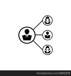 Business conection partnershhip vector illustration design