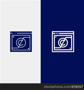 Business, Copyright, Digital, Domain, Law Line and Glyph Solid icon Blue banner Line and Glyph Solid icon Blue banner