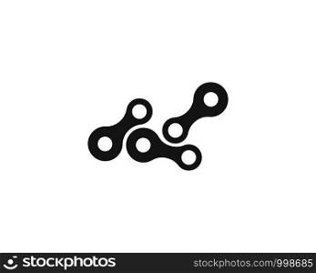 Business corporate abstract unity Chain logo design template