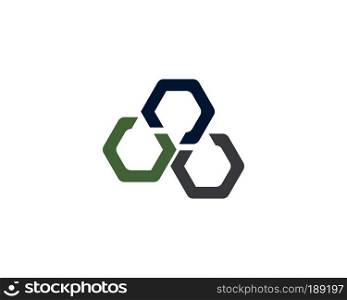 Business corporate abstract unity vector logo design template