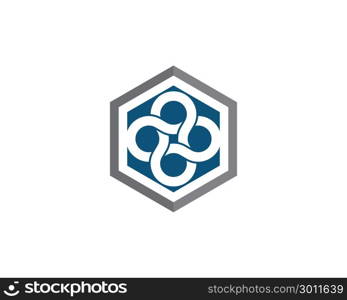 Business corporate abstract unity vector logo design template