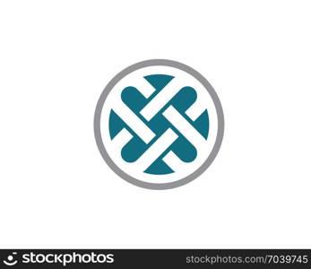 Business corporate abstract unity vector logo design template