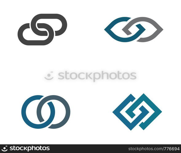 Business corporate abstract unity vector logo design template