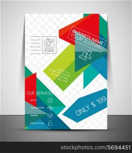 Business corporate flyer template | Abstract background