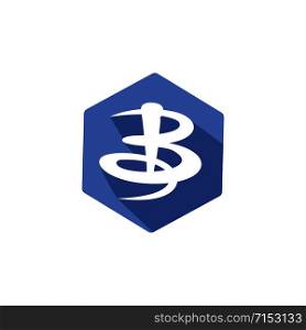 Business corporate letter B logo design.