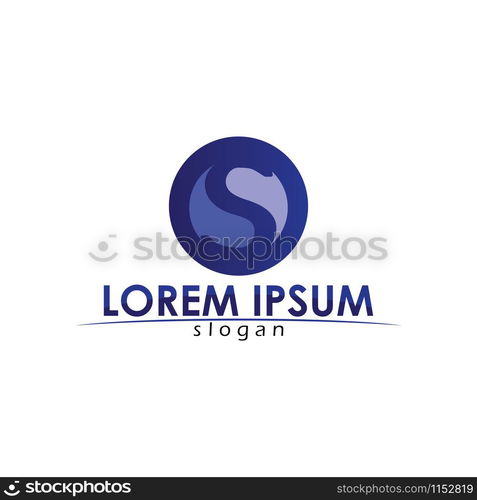 Business corporate letter S logo design vector