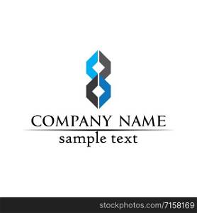 Business corporate letter S logo design vector