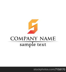 Business corporate letter S logo design vector